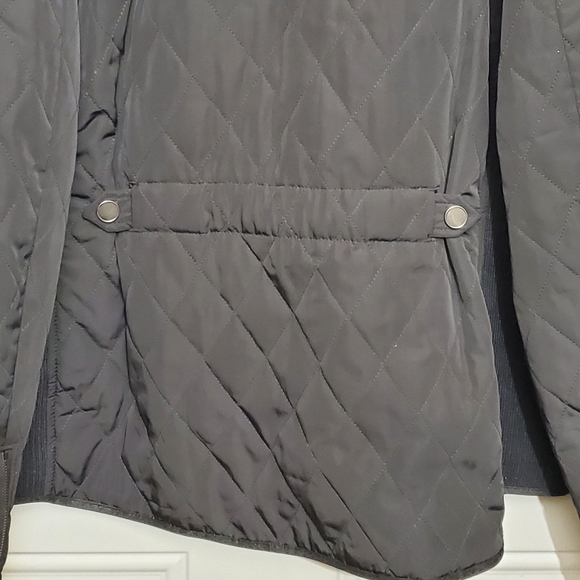 Talbots Black Quilted zip up jacket size XL - Picture 7 of 10